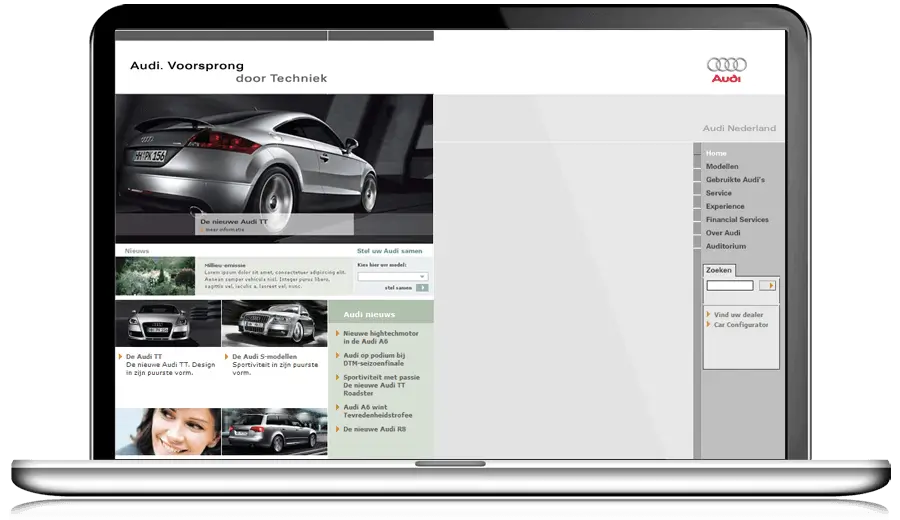 Website Automotive - Audi