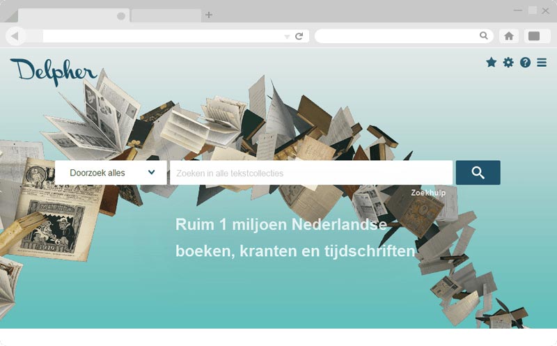 Website National Library - Delpher