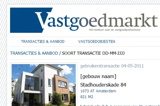 Past work Real Estate