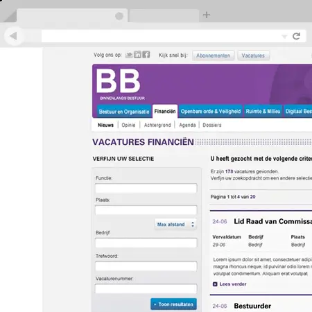 Publisher past work - BinnenlandsBestuur