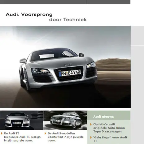 Image:Audi.nl - Services for Automotive Sector
